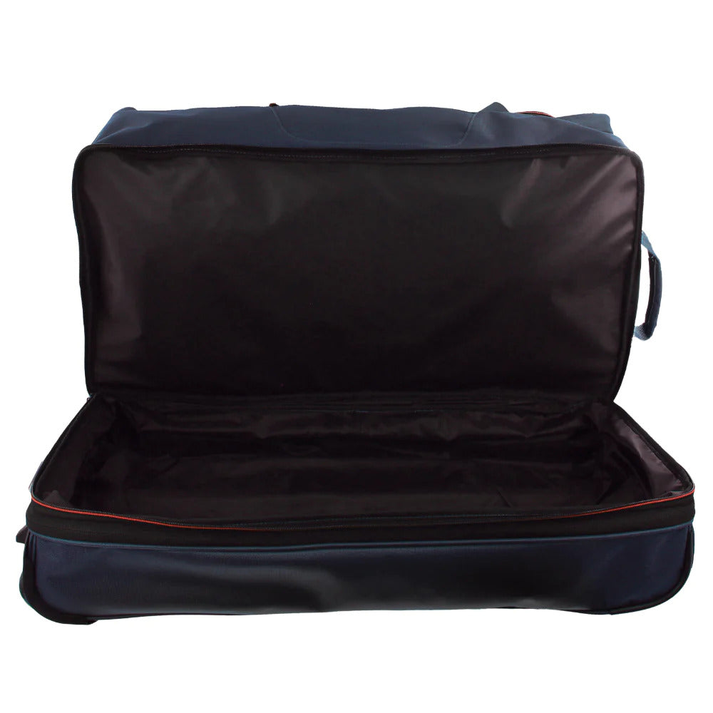 Pierre Cardin 82 cm Large Wheeled Duffel Bag - Navy Soft Travel Luggage
