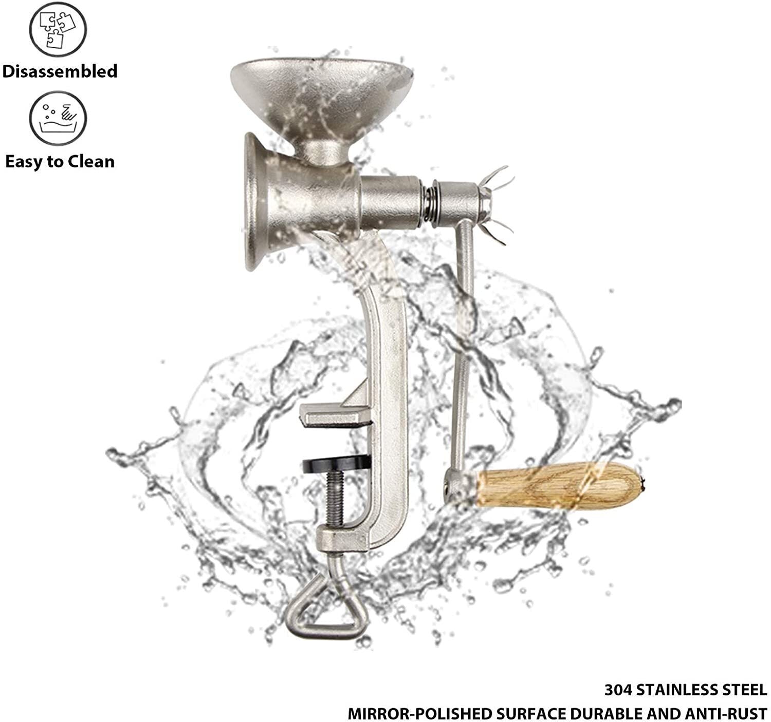 Handcrafted Manual Grain and Spice Grinder for Poppy Seeds, Coffee, Corn, and More