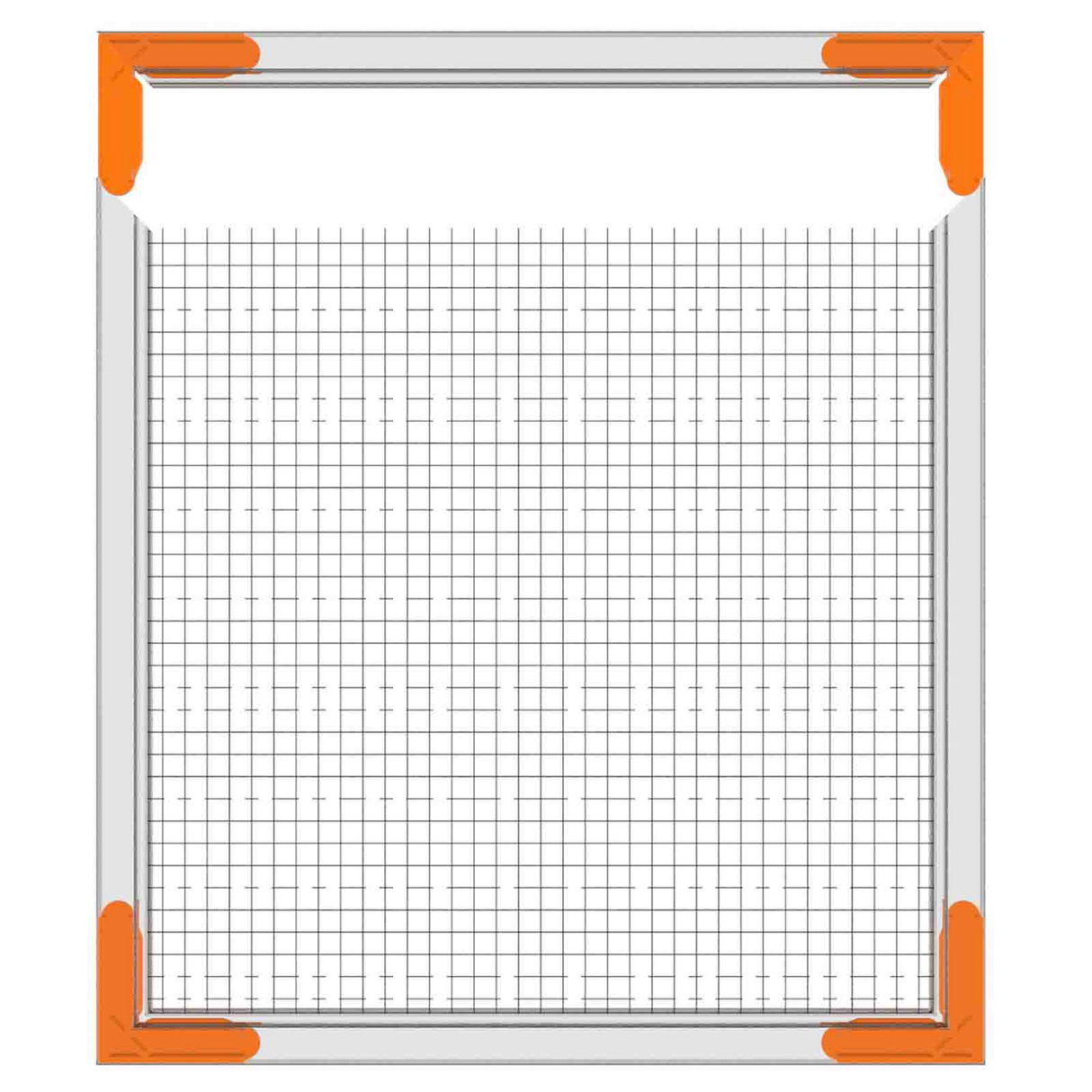 11x25mm Rolltrak Flyscreen Corner Stake (1 pack of 50) Black Plastic