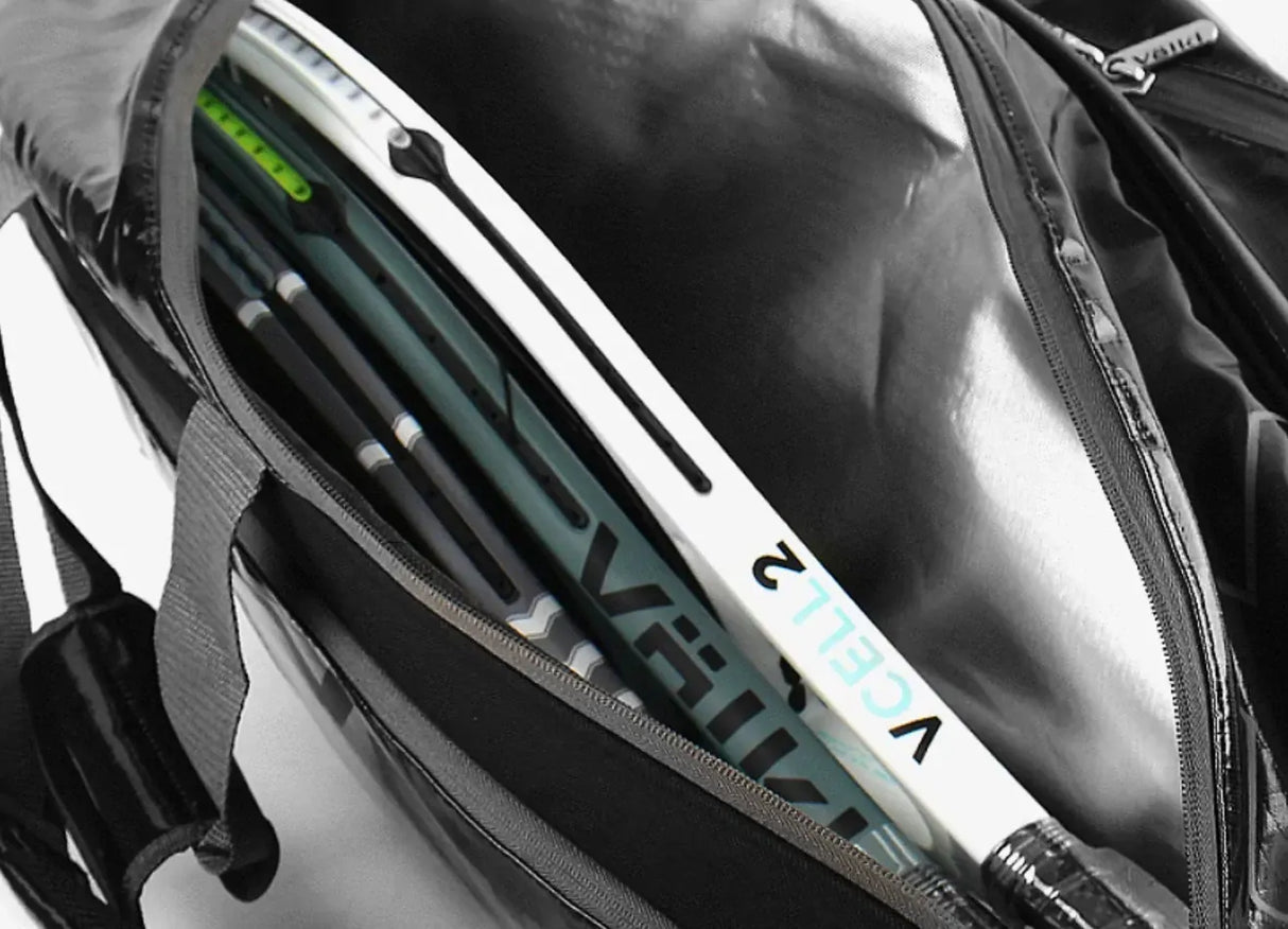 Volkl Primo Combi Tennis Bag Black / Charcoal (V72002) for 6-9 Racquets