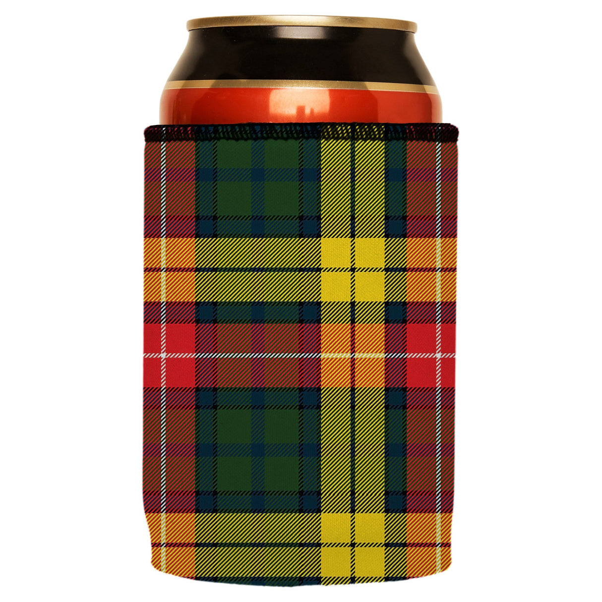 Tartan Print Stubby Cooler - Standard