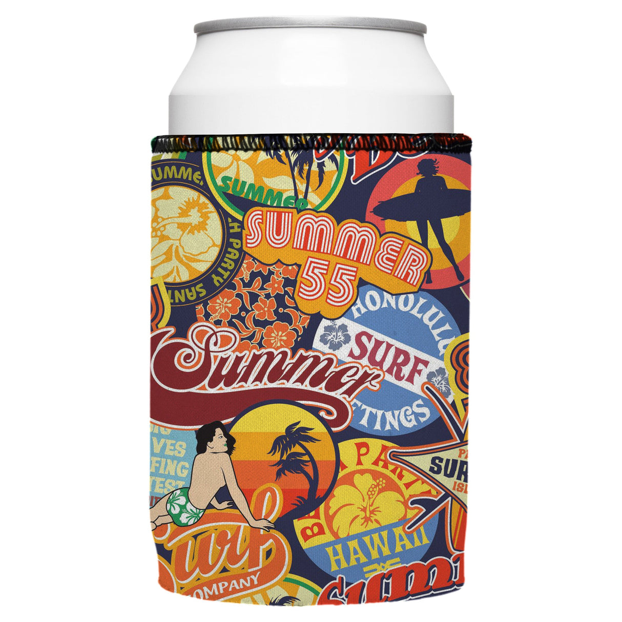 Vintage Summer Stubby Cooler - Standard