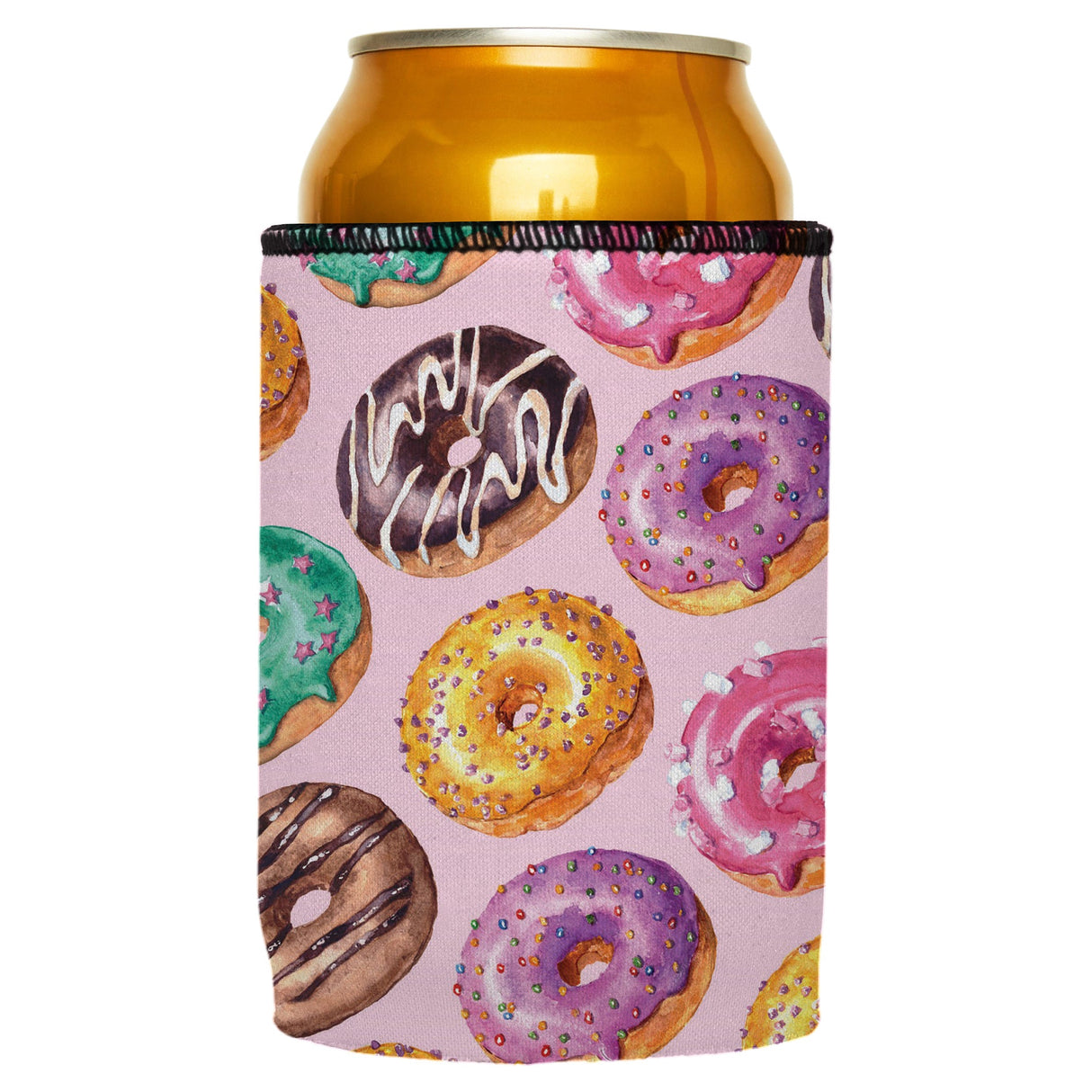 Donuts Go Nuts Stubby Cooler - Standard
