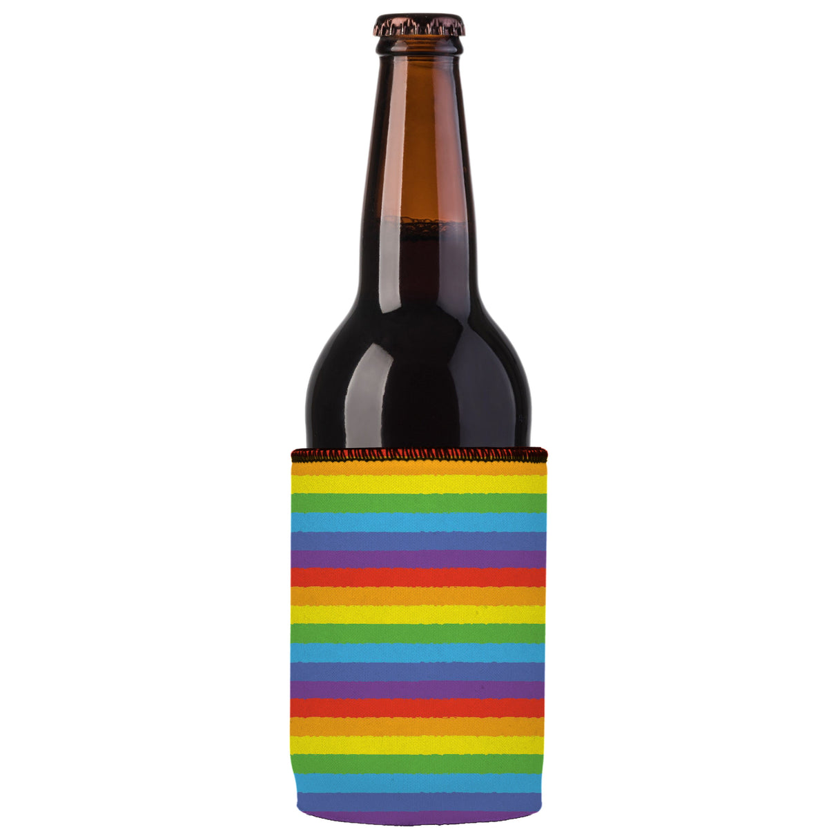 LGBTQ+ Pride Flag Stubby Cooler - Standard