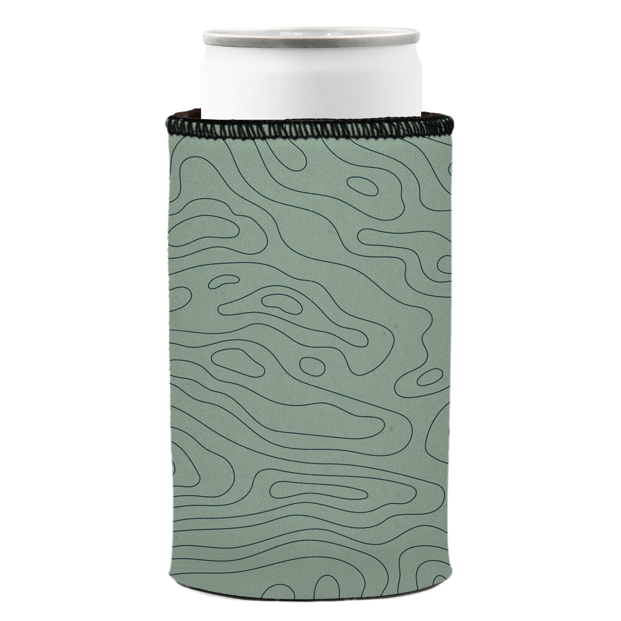 Topographic Map Stubby Cooler - Standard