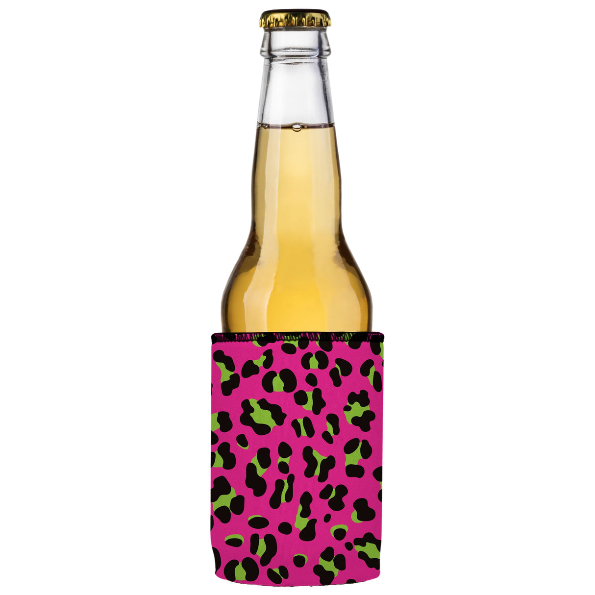 80s Leopard Print Stubby Cooler 2-Pack - Standard