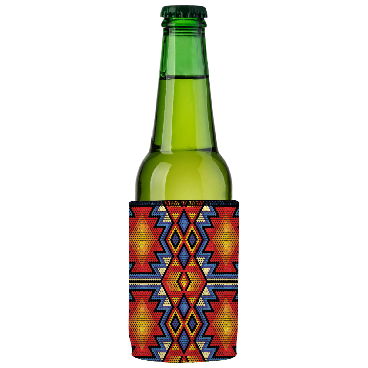Huichol Beading Stubby Cooler 2-Pack - Standard