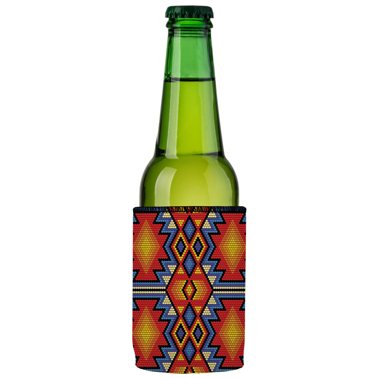 Huichol Beading Stubby Cooler - Standard