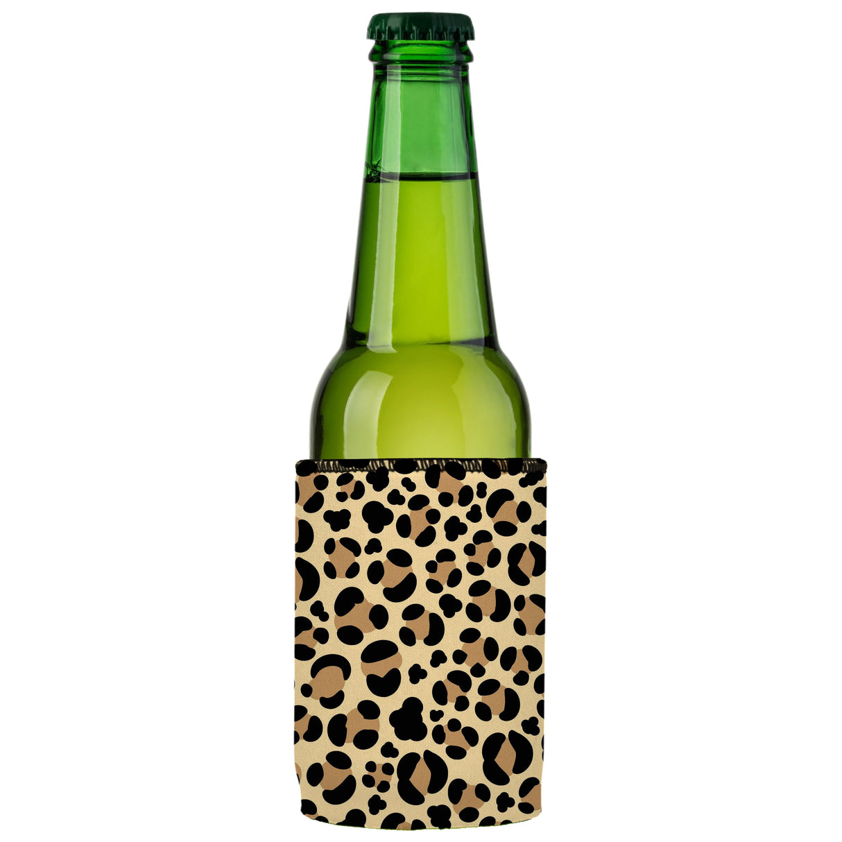 Leopard Print Stubby Cooler 2-Pack - Standard