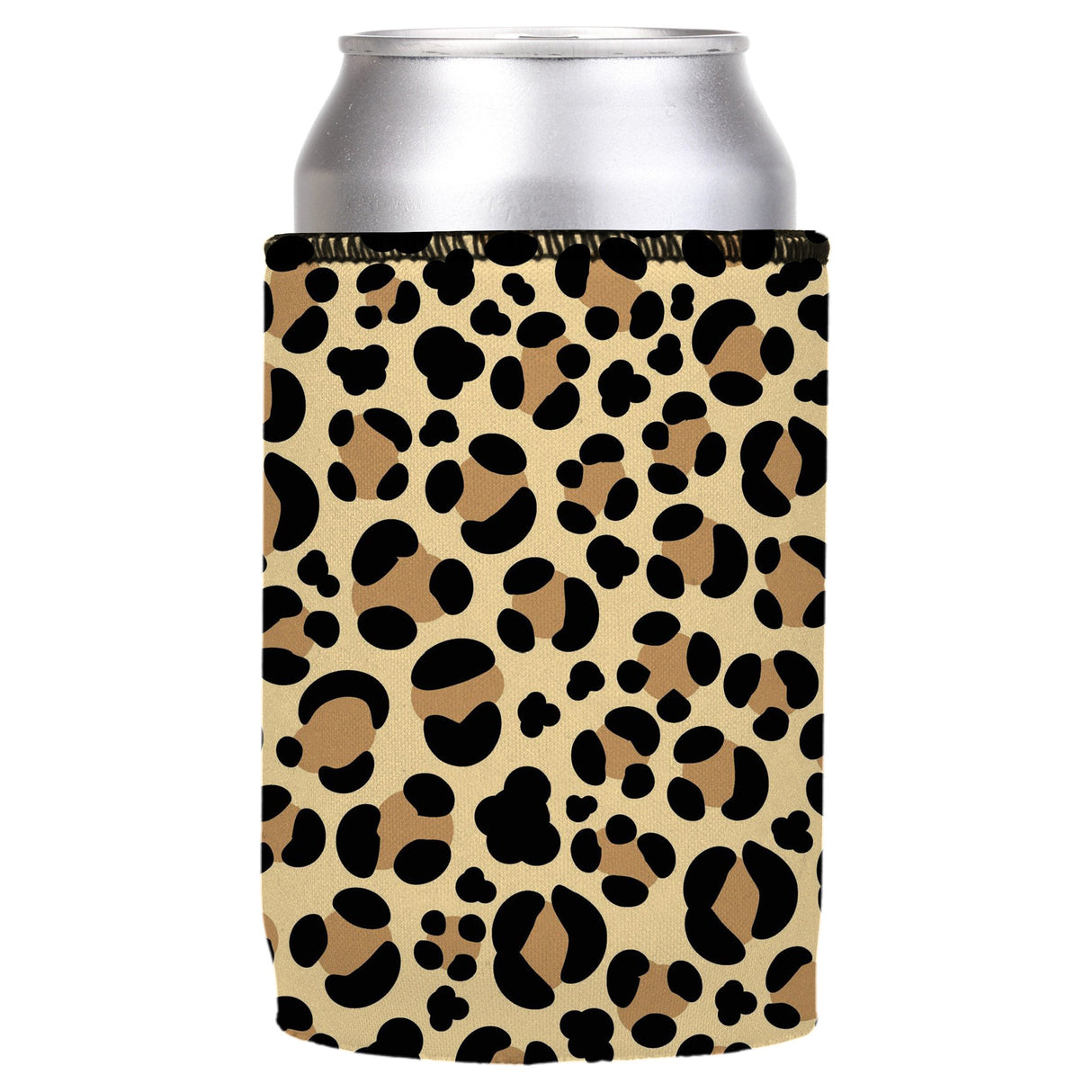 Leopard Print Stubby Cooler - Standard