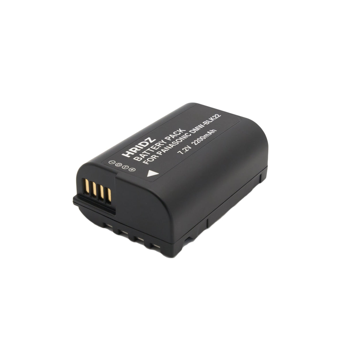 Hridz BLK22 2pcs Battery for Panasonic DMW-BLK22 LUMIX DSLR - 2-batteries only