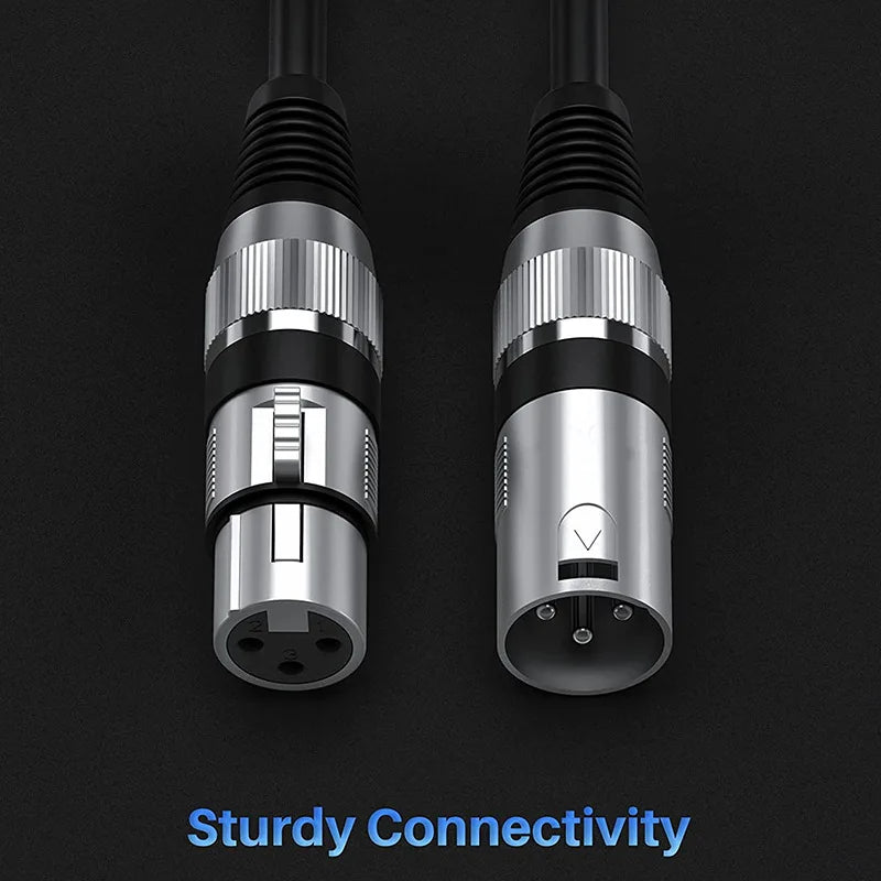 3m Hridz XLR Cable Male To Female Audio Output and Input Apply To KTV Microphone