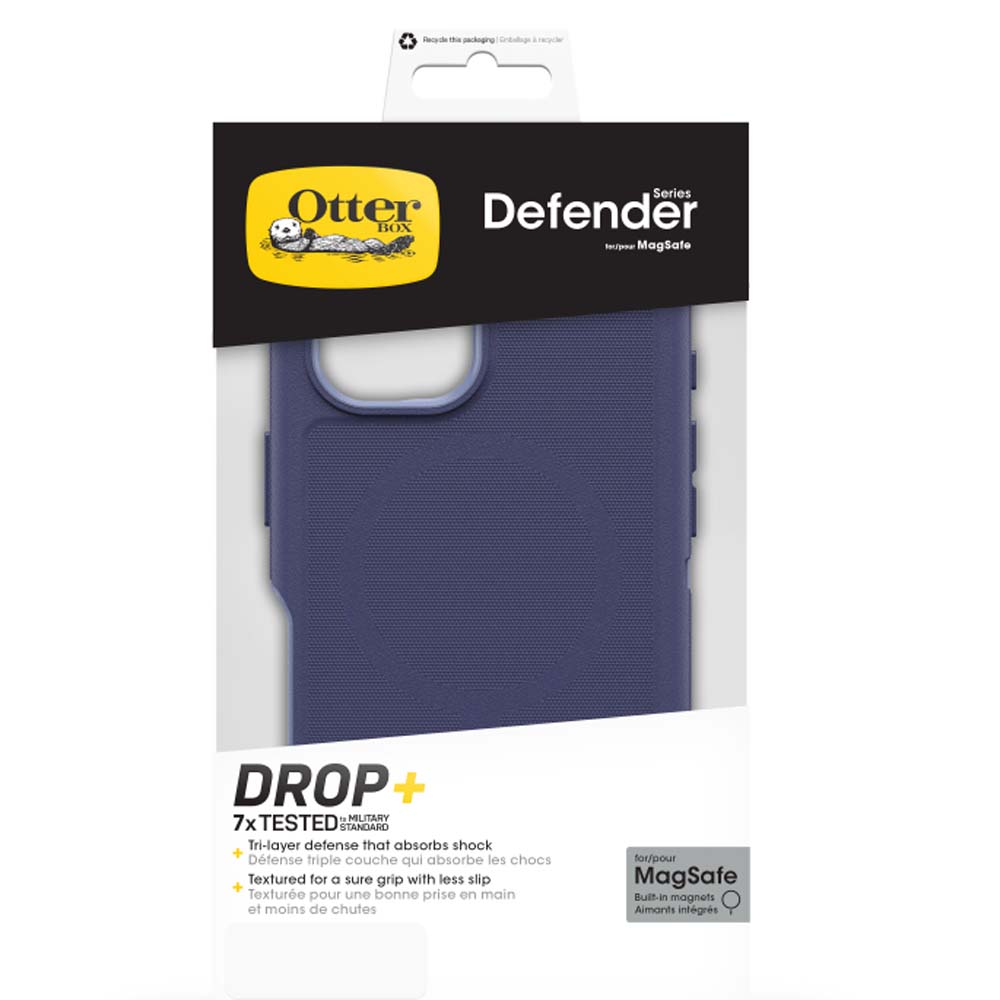 OtterBox Defender MagSafe Back Case for iPhone 16 - Purple