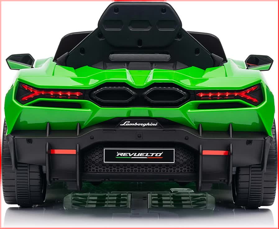 Lamborghini Revuelto Licensed Ride on 12V Remote Control Power Battery Car With Scissor door – Green