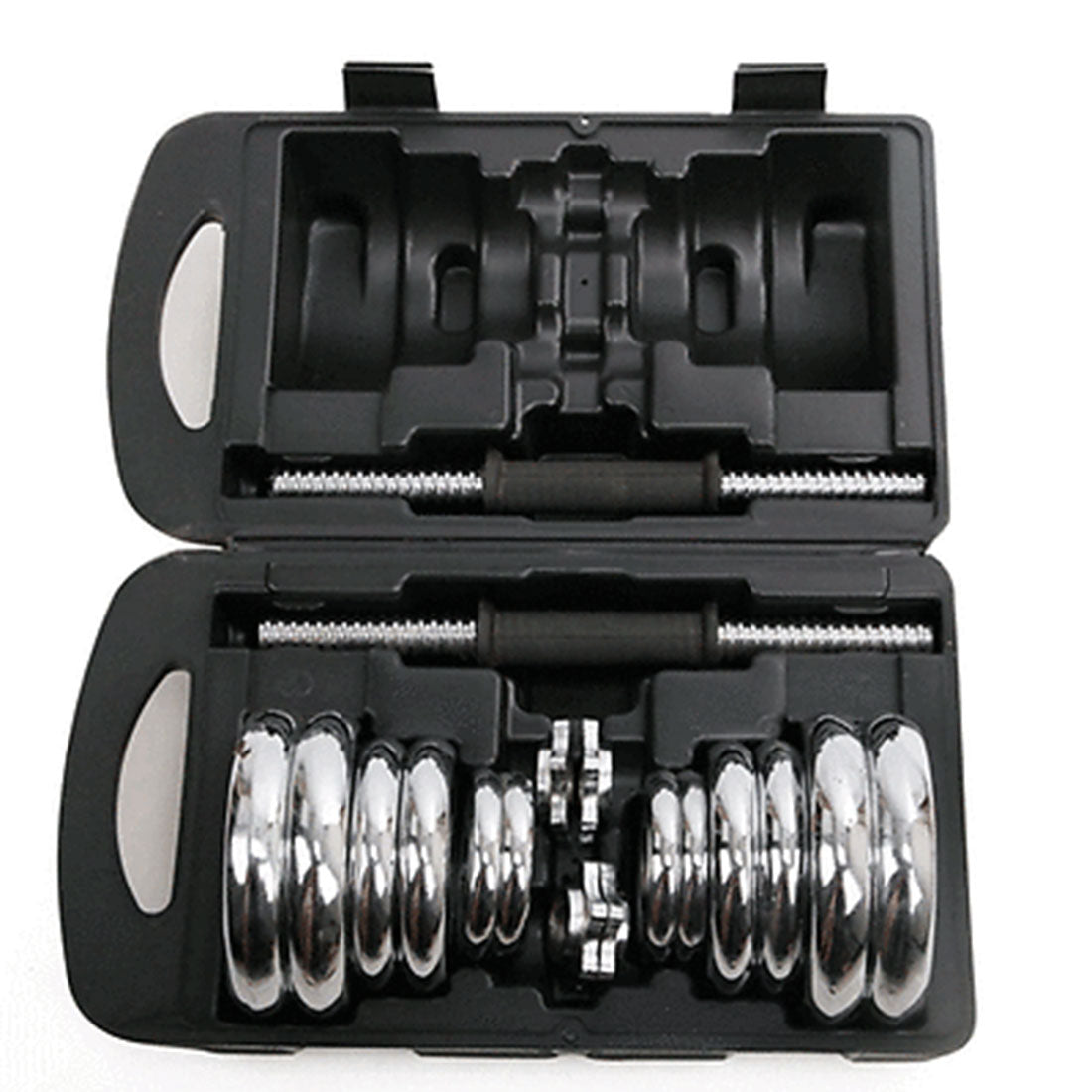 20KG York Dumbbell Set Weight Dumbbells Home Gym Fitness BarBell w/ Case