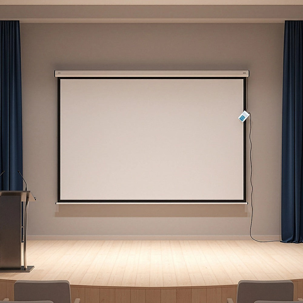 150 Electric Motorised Projector Screen TV +Remote