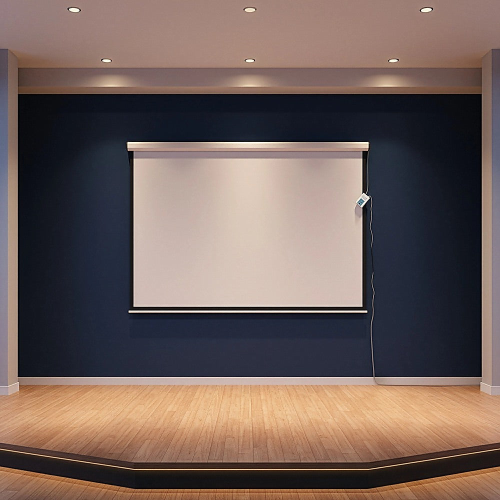 120 Electric Motorised Projector Screen TV +Remote