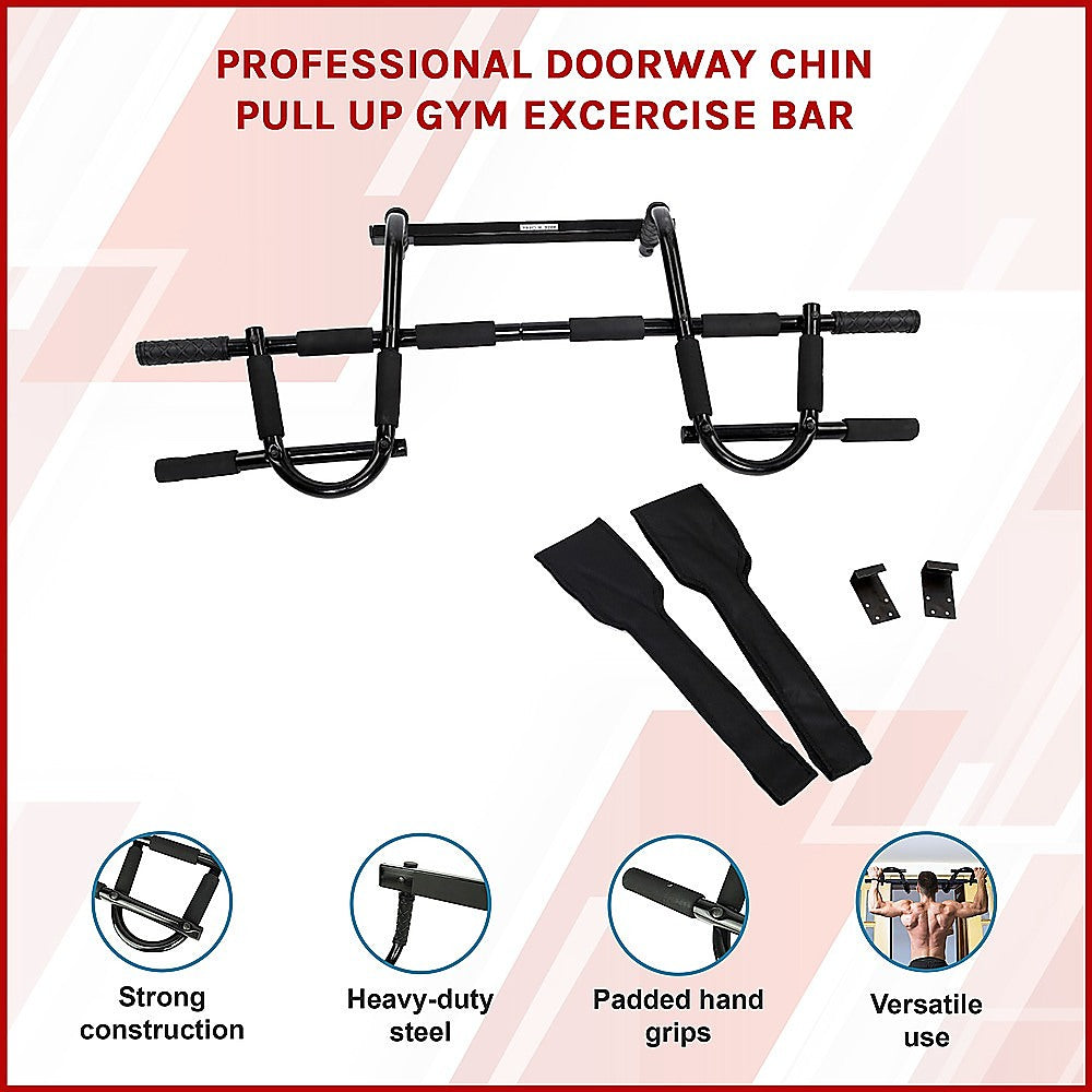 Professional Doorway Pull Up Bar Chin Up Gym Exercise Bar for Home Workouts