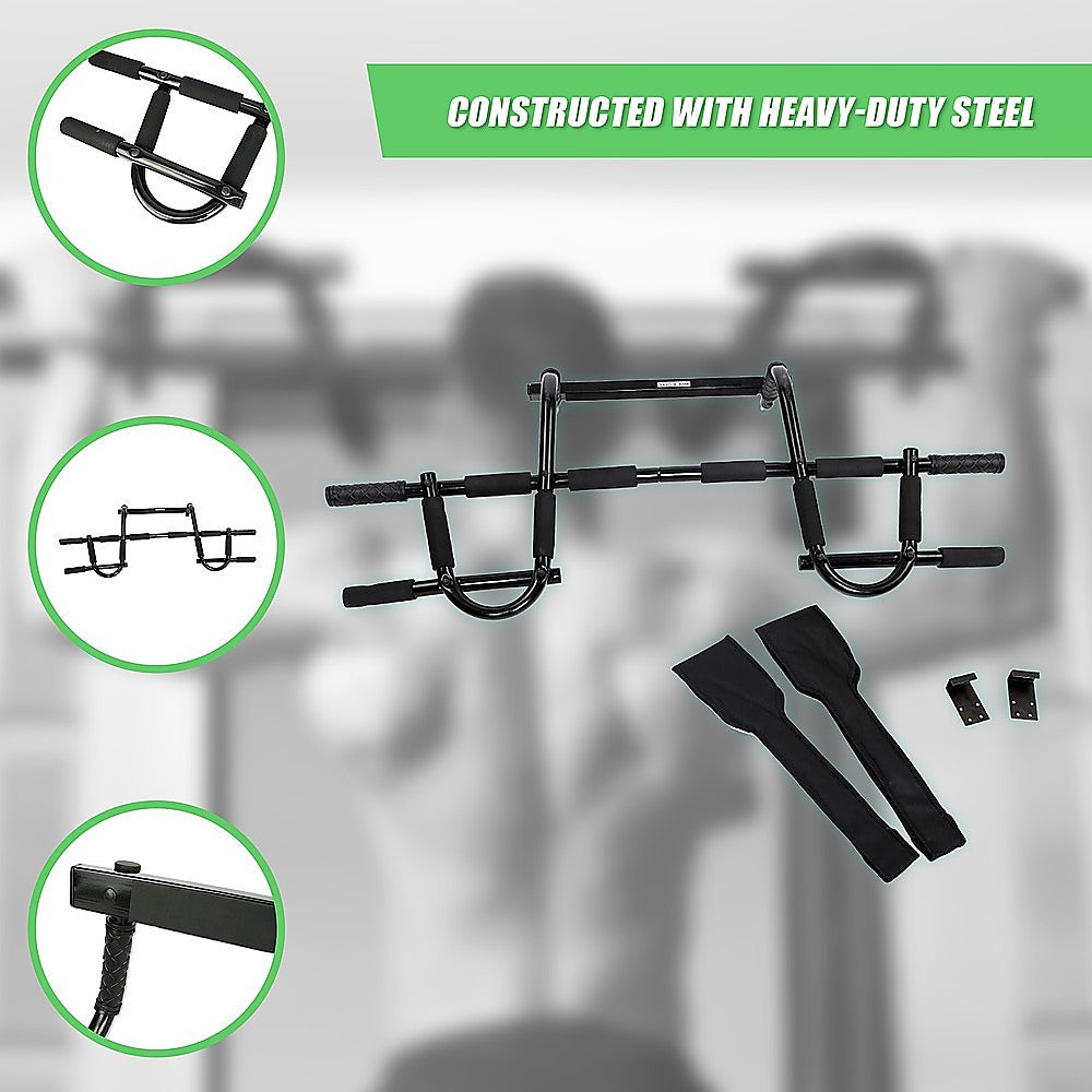 Professional Doorway Pull Up Bar – Chin Up Gym Exercise Bar for Home Workouts