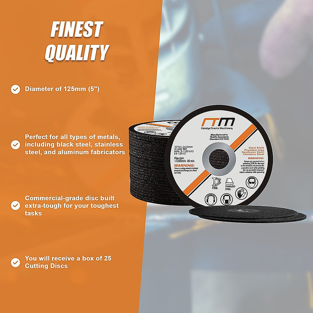 125mm 5 Cutting Disc Wheel for Angle Grinder x100