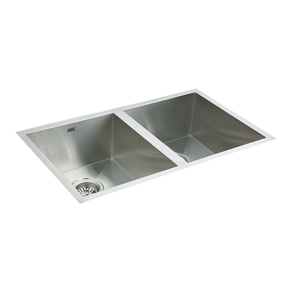 770x450mm Handmade Stainless Steel Undermount / Topmount Kitchen Sink with Waste