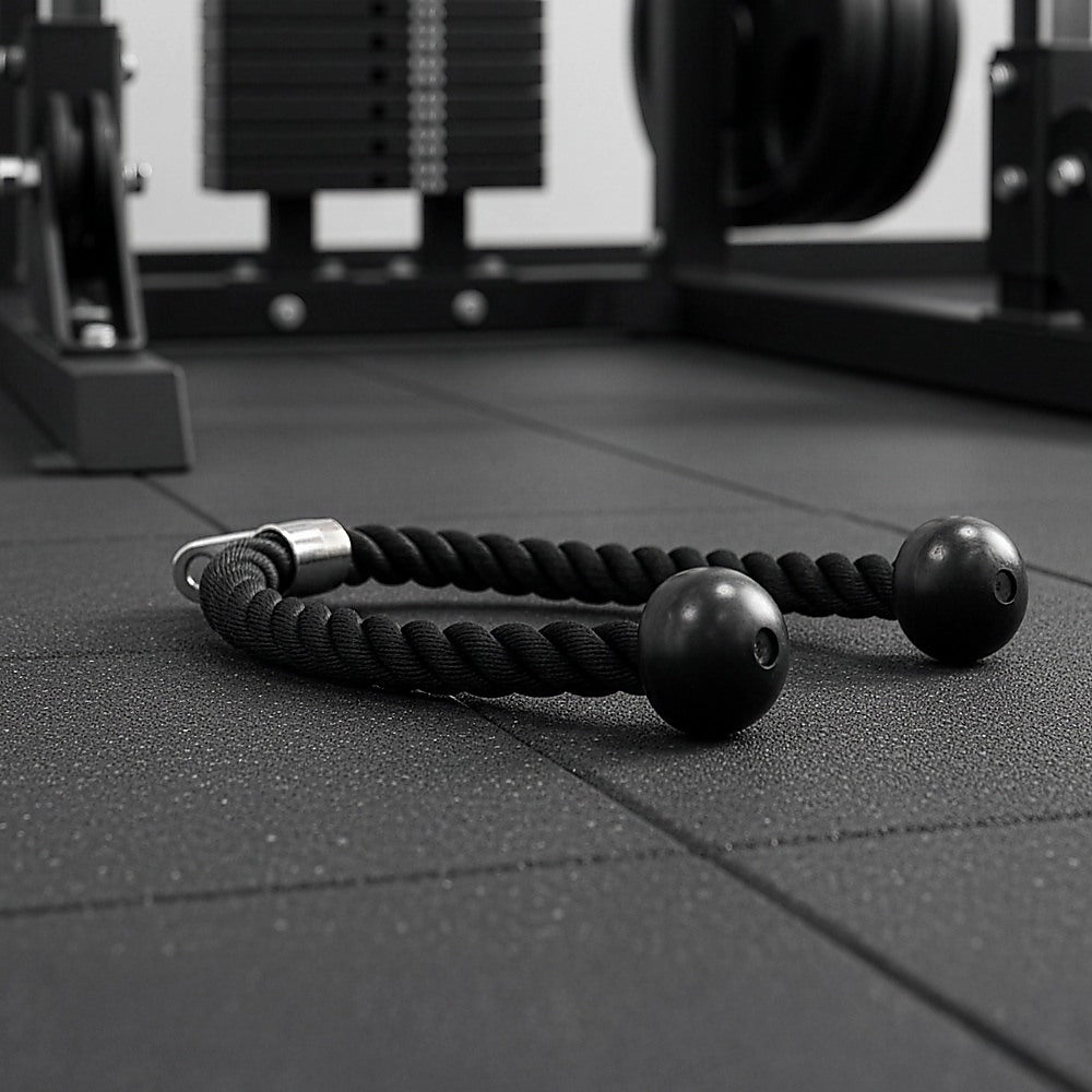 Tricep Pulldown Rope – Heavy Duty Cable Machine Attachment for Gym & Home Workout