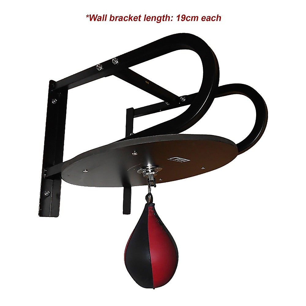 Speedball with Wall Frame Boxing Punching Bag Training Set for Home Gym