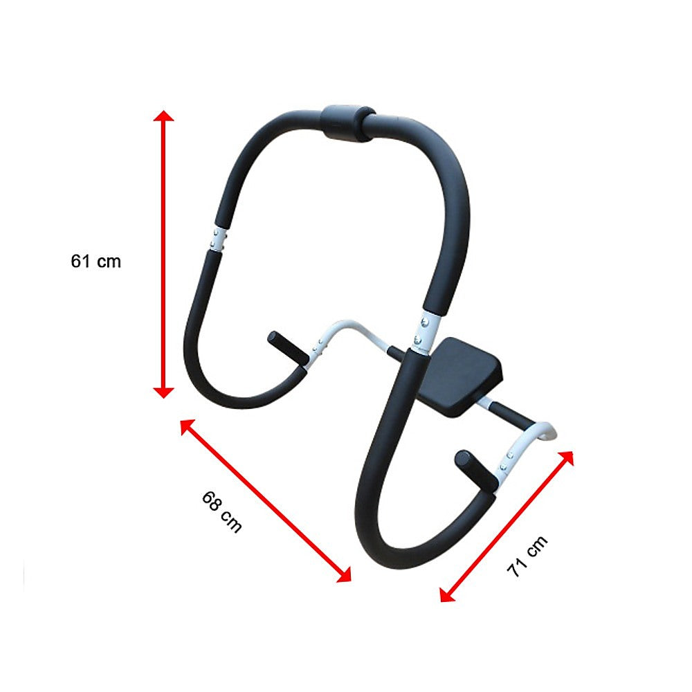 Ab Crunch Machine – Abdominal Exercise Roller with Digital Computer for Core Training