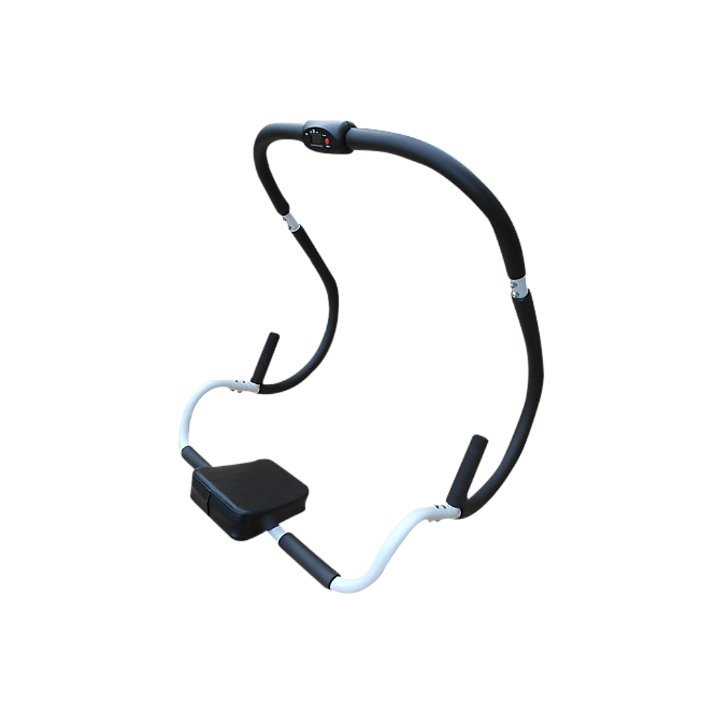 Ab Crunch Machine Abdominal Exercise Roller with Digital Computer for Core Training
