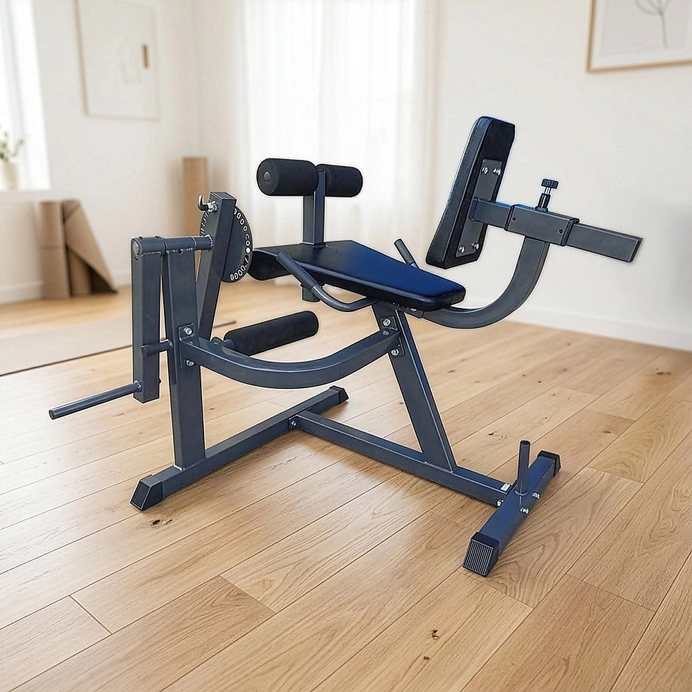 Leg Extension Curl Machine Adjustable Home Gym Quad & Hamstring Workout Bench