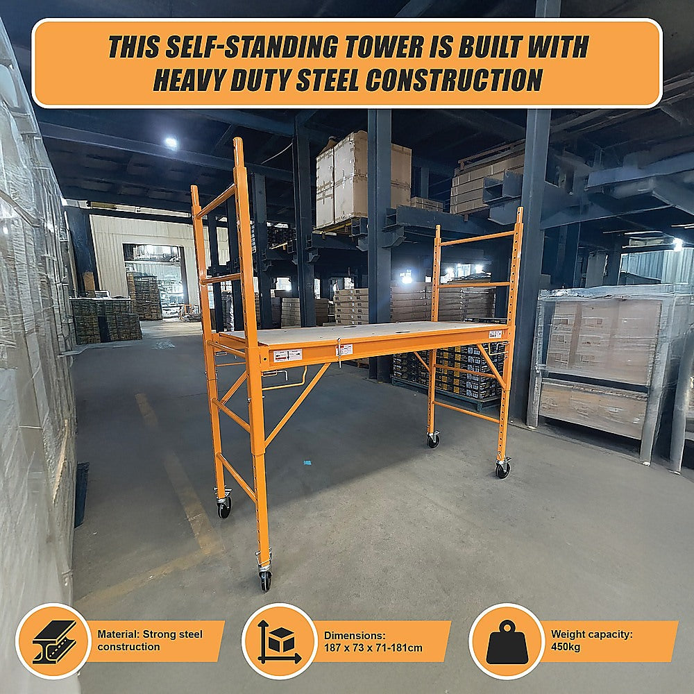 Mobile Safety High Scaffold / Ladder Tool -450KG