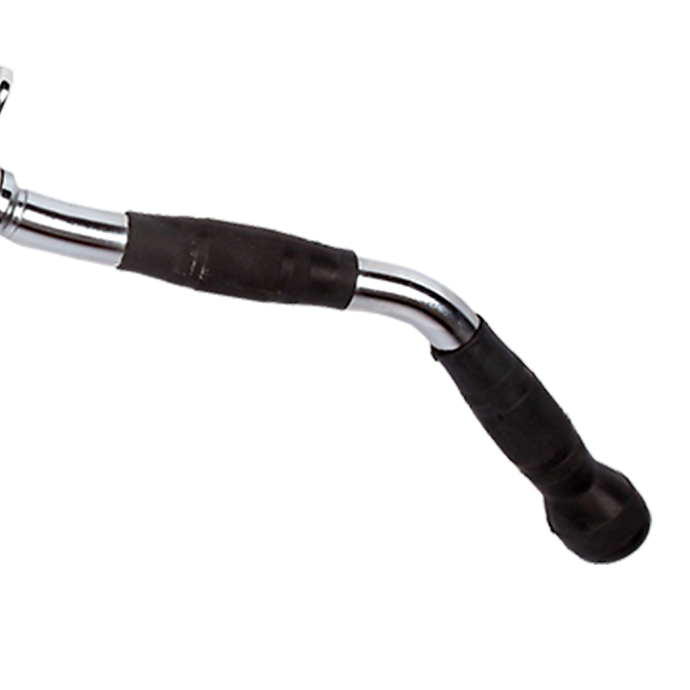 Randy & Travis Rubber-Coated Revolving Curl Row Bar Attachment for Gyms
