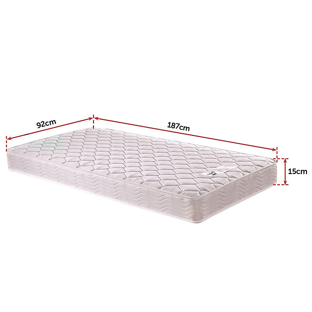 Palermo King 20cm Memory Foam and Innerspring Hybrid Mattress