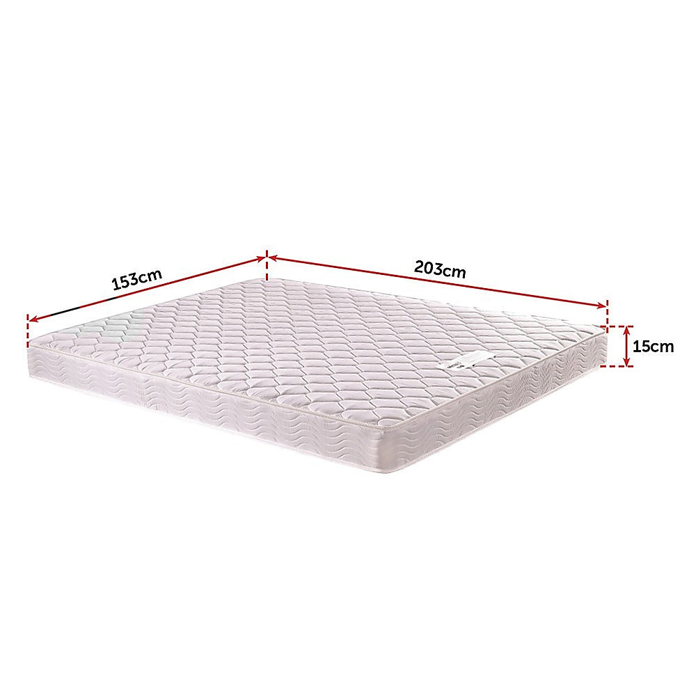 Palermo Queen 20cm Memory Foam and Innerspring Hybrid Mattress