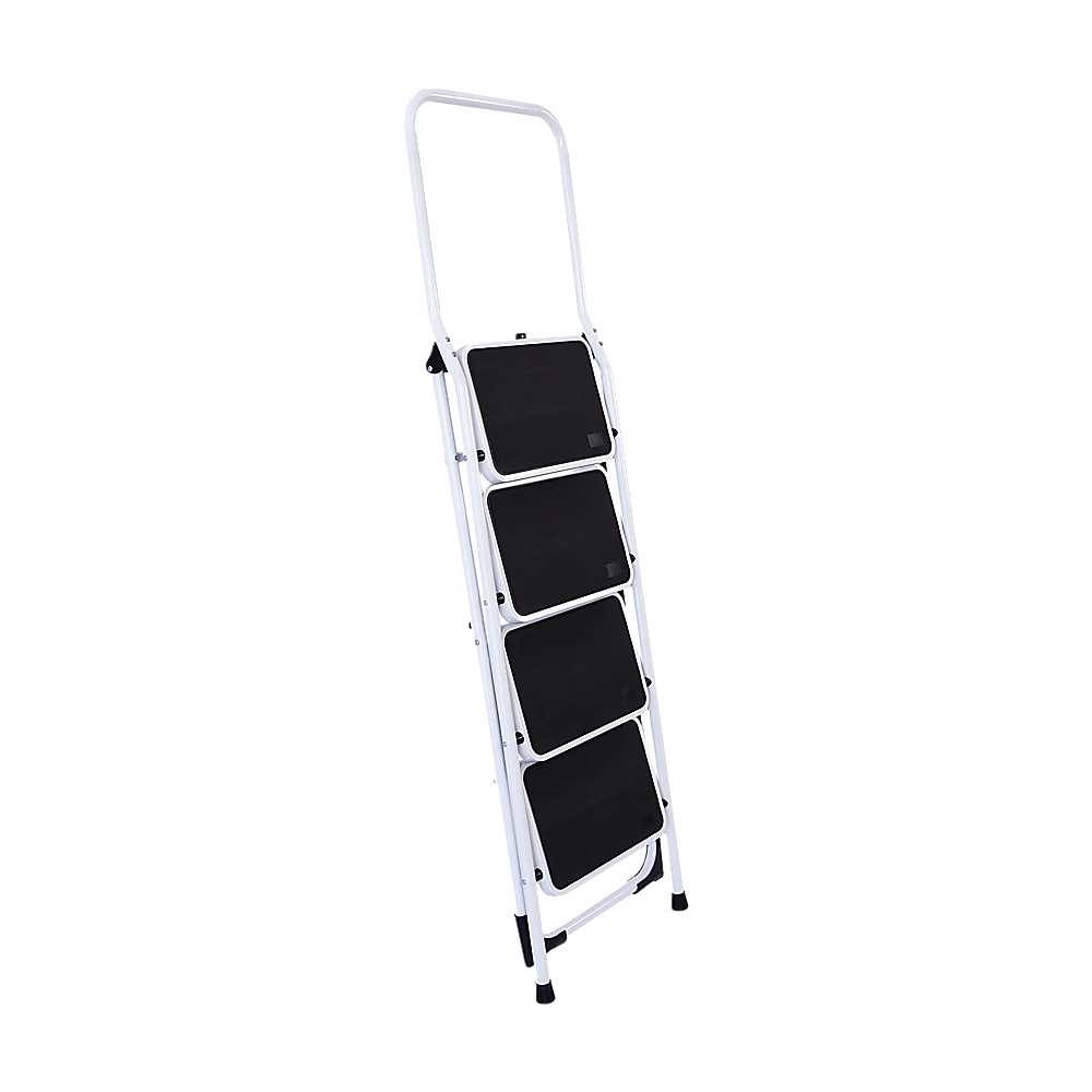 Foldable Non Slip 4 Step Steel Ladder