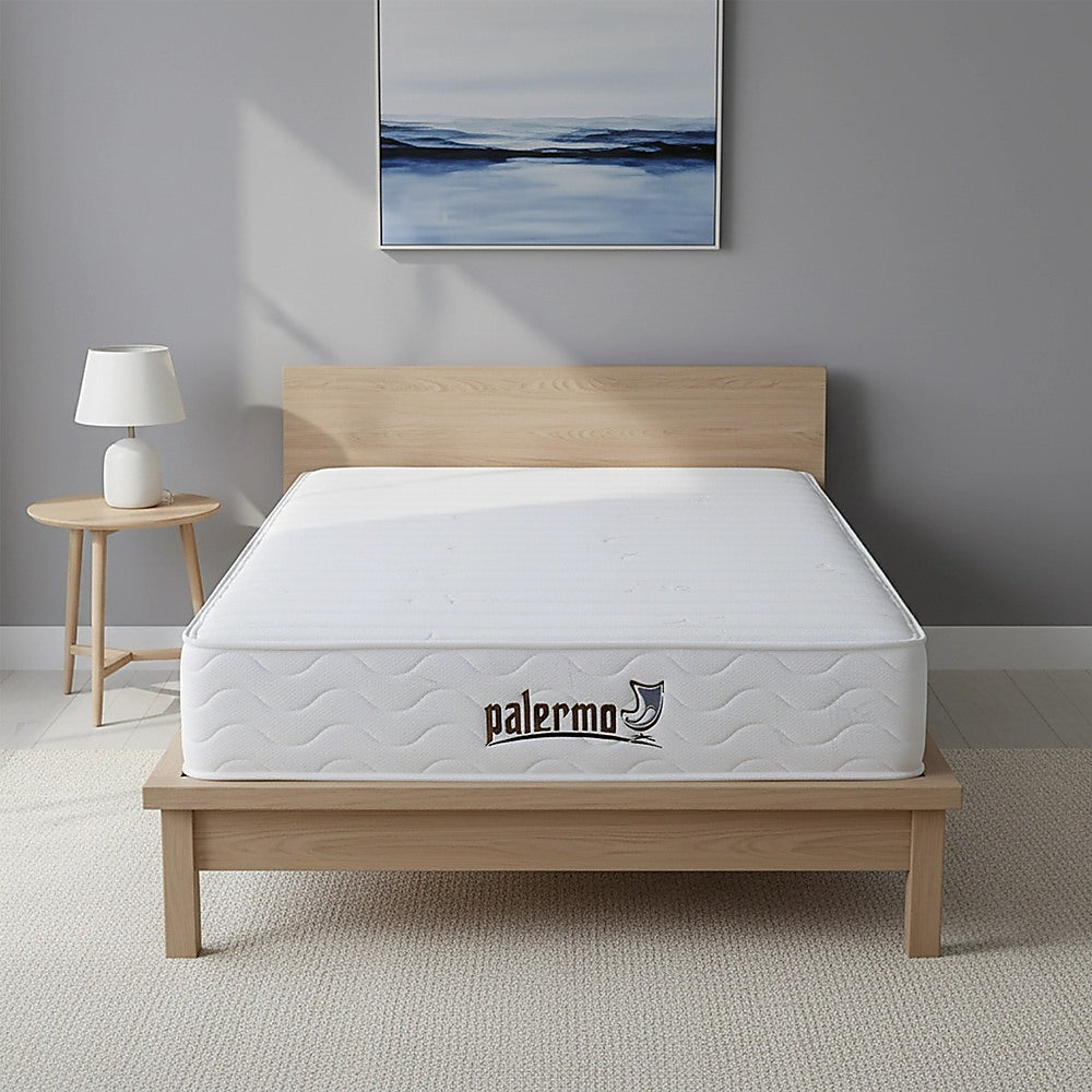 Contour Encased Coil Single Mattress – Hybrid Support with CertiPUR-US® Certified Foam Comfort Layers