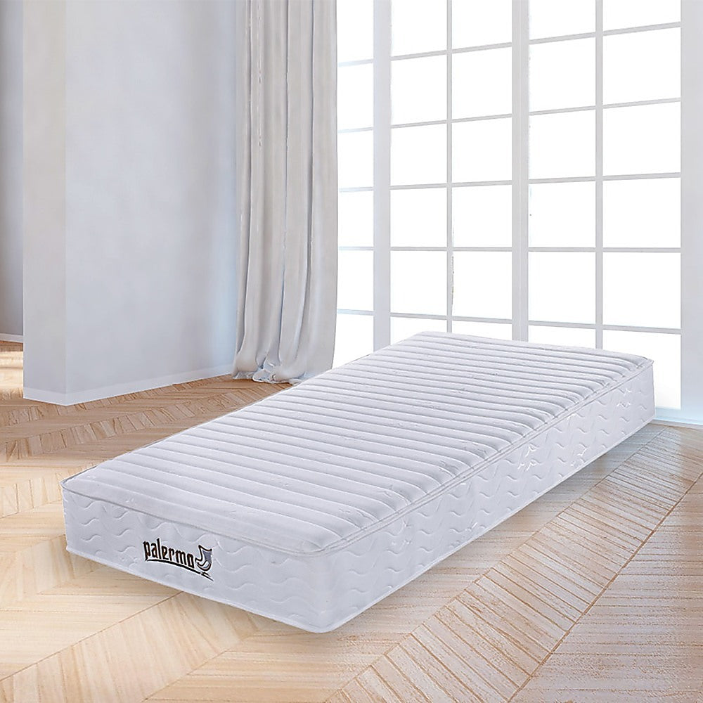 Contour Encased Coil Single Mattress – Hybrid Support with CertiPUR-US® Certified Foam Comfort Layers