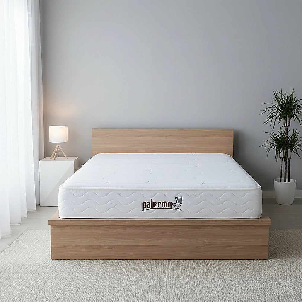 Contour Encased Coil Double Mattress – Hybrid Support with CertiPUR-US® Certified Foam Comfort Layers