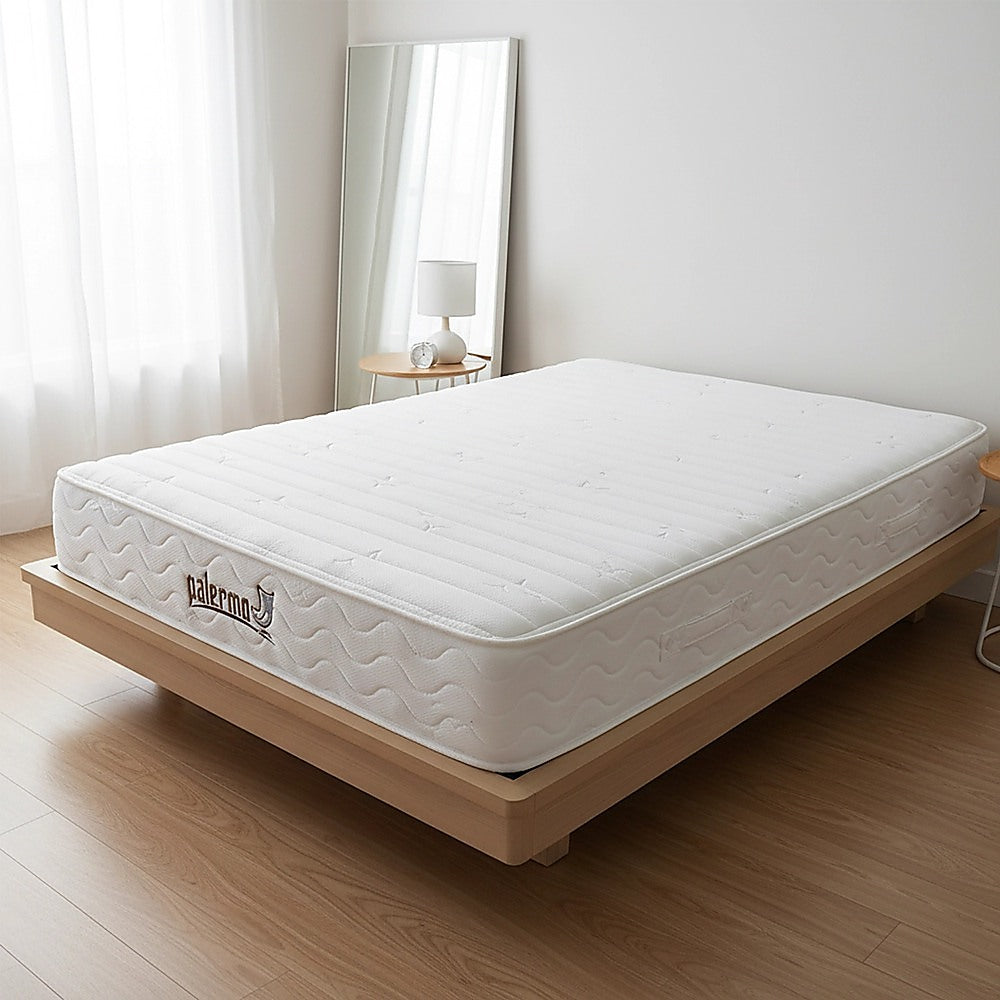Contour Encased Coil Double Mattress – Hybrid Support with CertiPUR-US® Certified Foam Comfort Layers