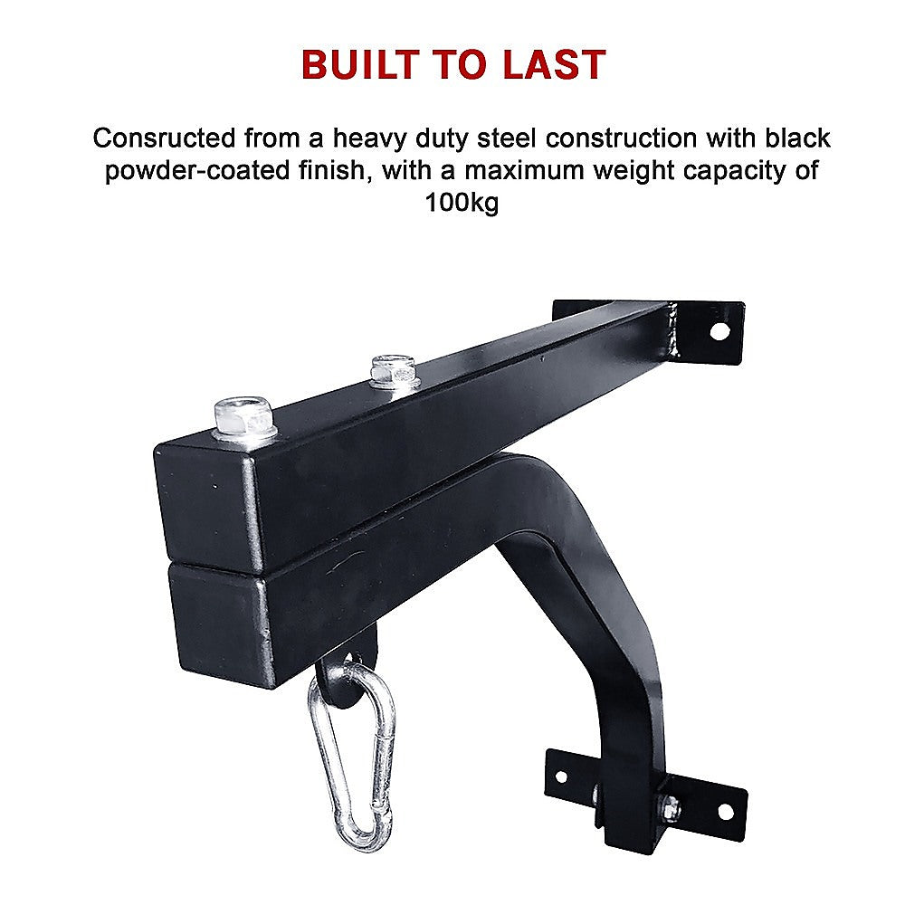 Heavy Duty Punch Bag Wall Bracket Steel Boxing Bag Holder for Home Gym