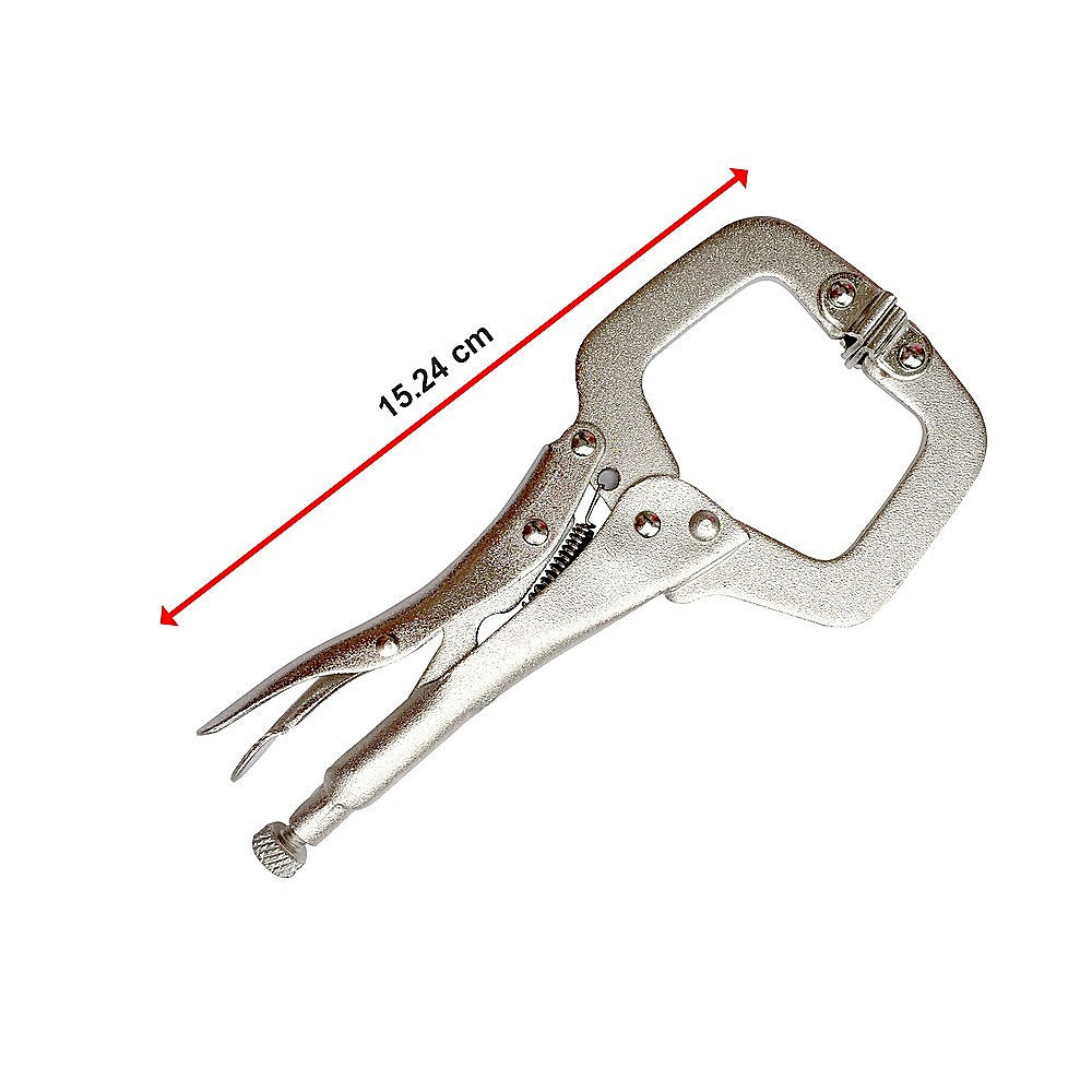 10pc Heavy Duty Steel C-Clamps 6 Mig Welding Locking Plier Vice Grip