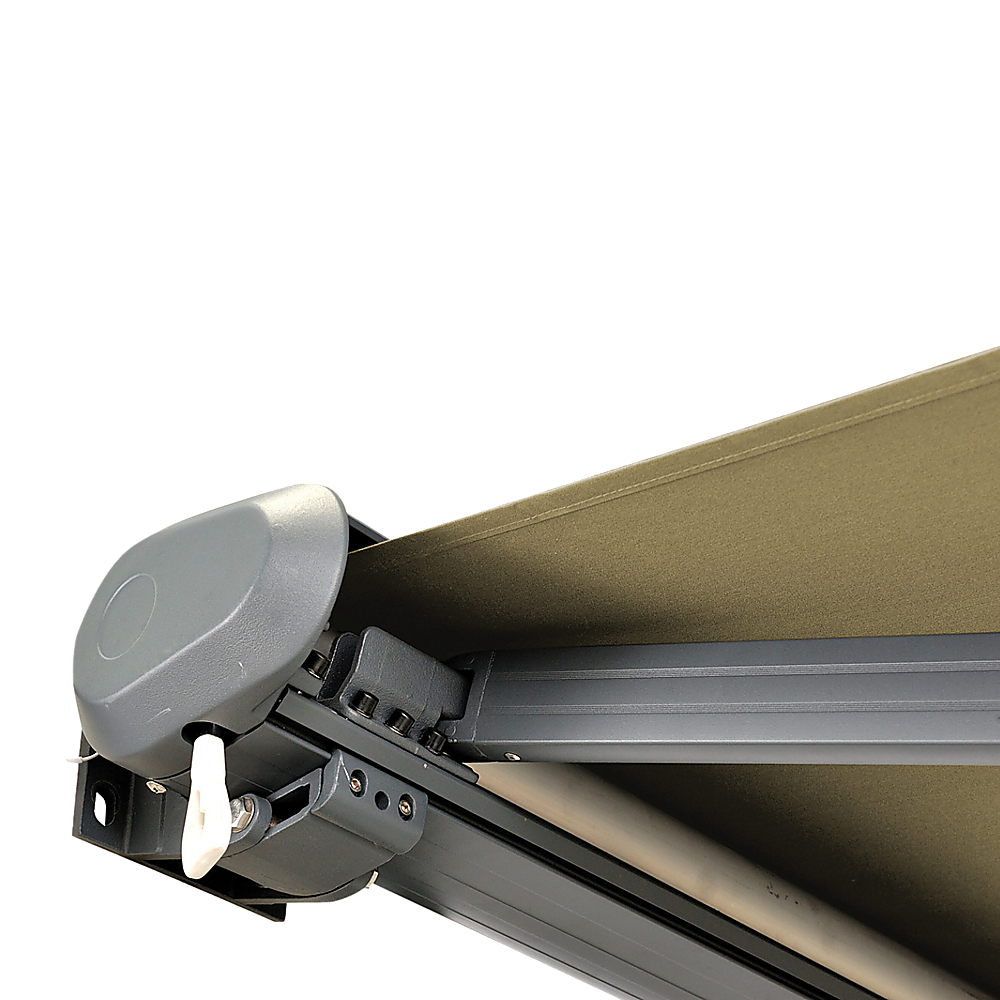 5.0m x 3.0m Retractable Folding Arm Awning Heavy Duty Full Cassette Motorised