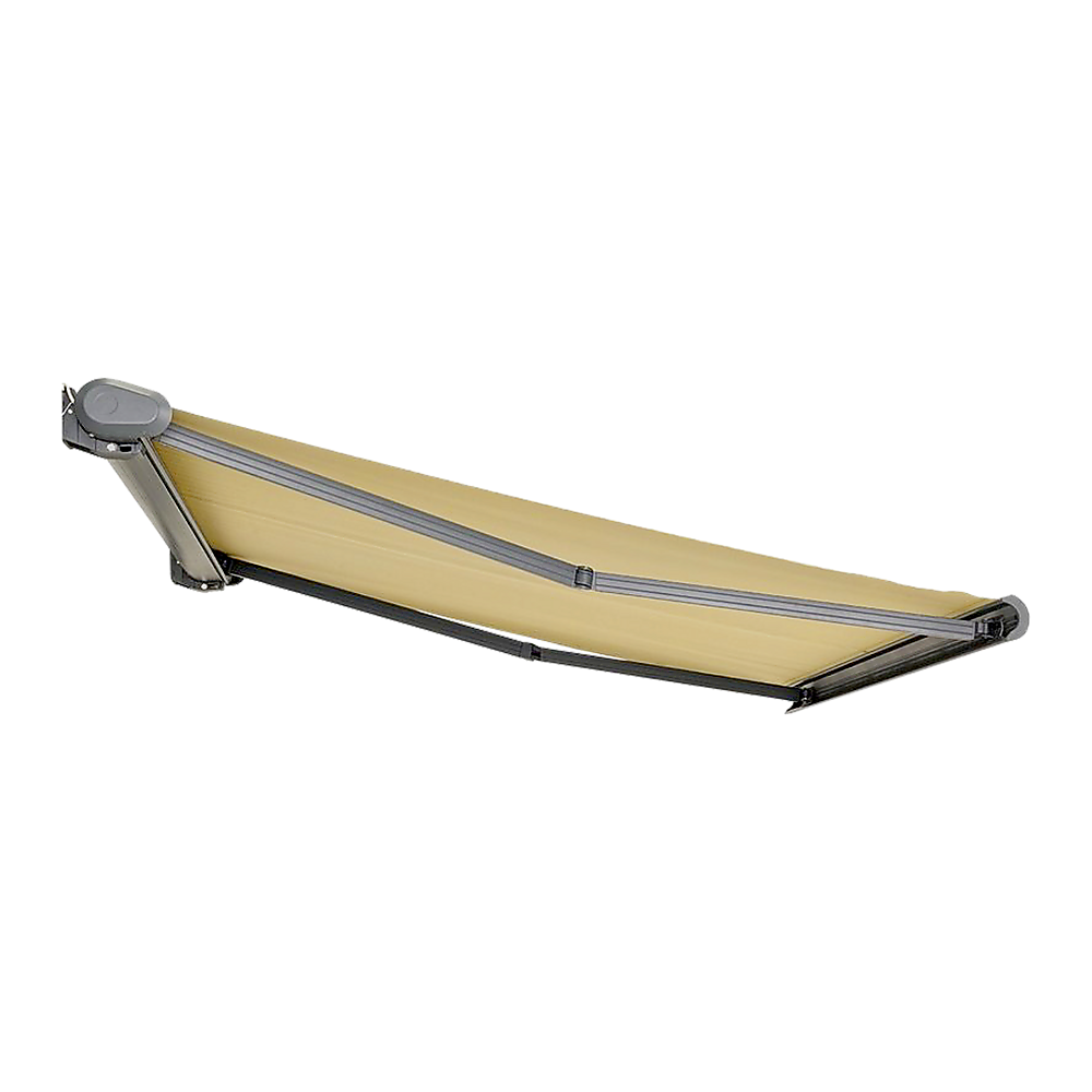 5.0m x 3.0m Retractable Folding Arm Awning Heavy Duty Full Cassette Motorised