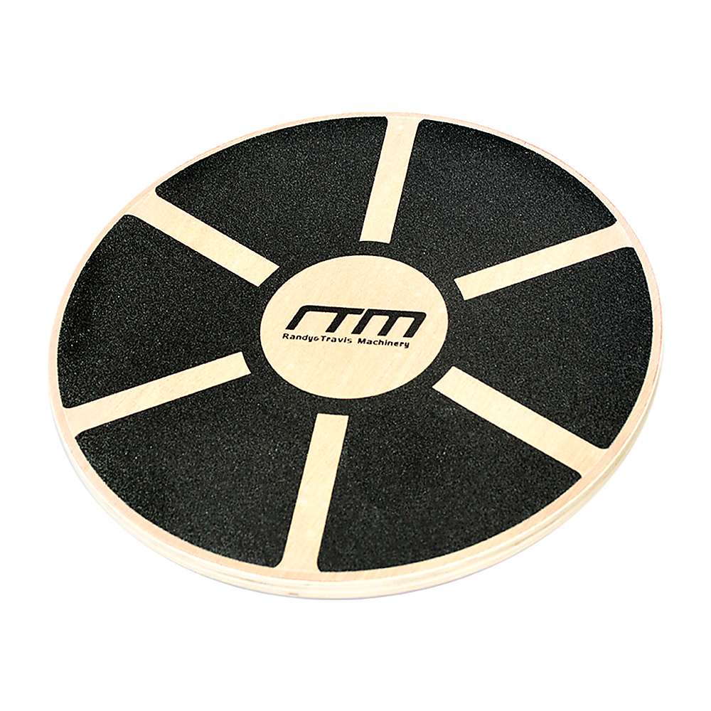 Heavy Duty 15.5 Wooden Balance Board with Non-Slip Pad Fitness