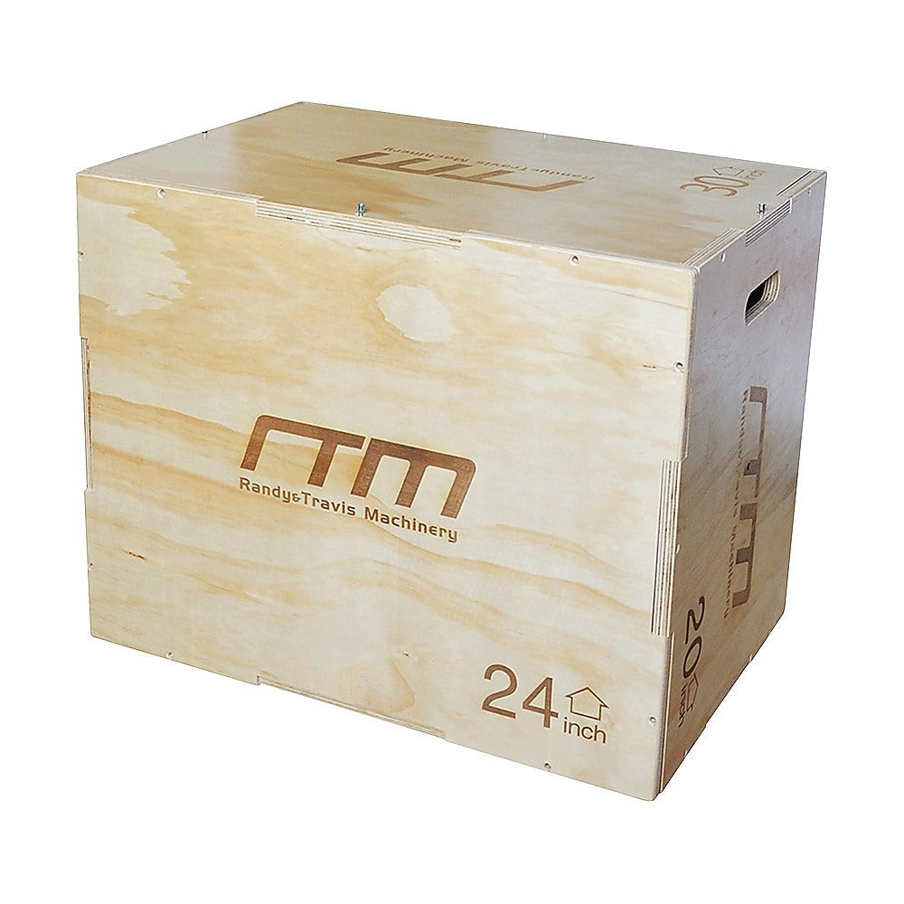 3 IN 1 Wood Plyo Games Plyometric Jump Box