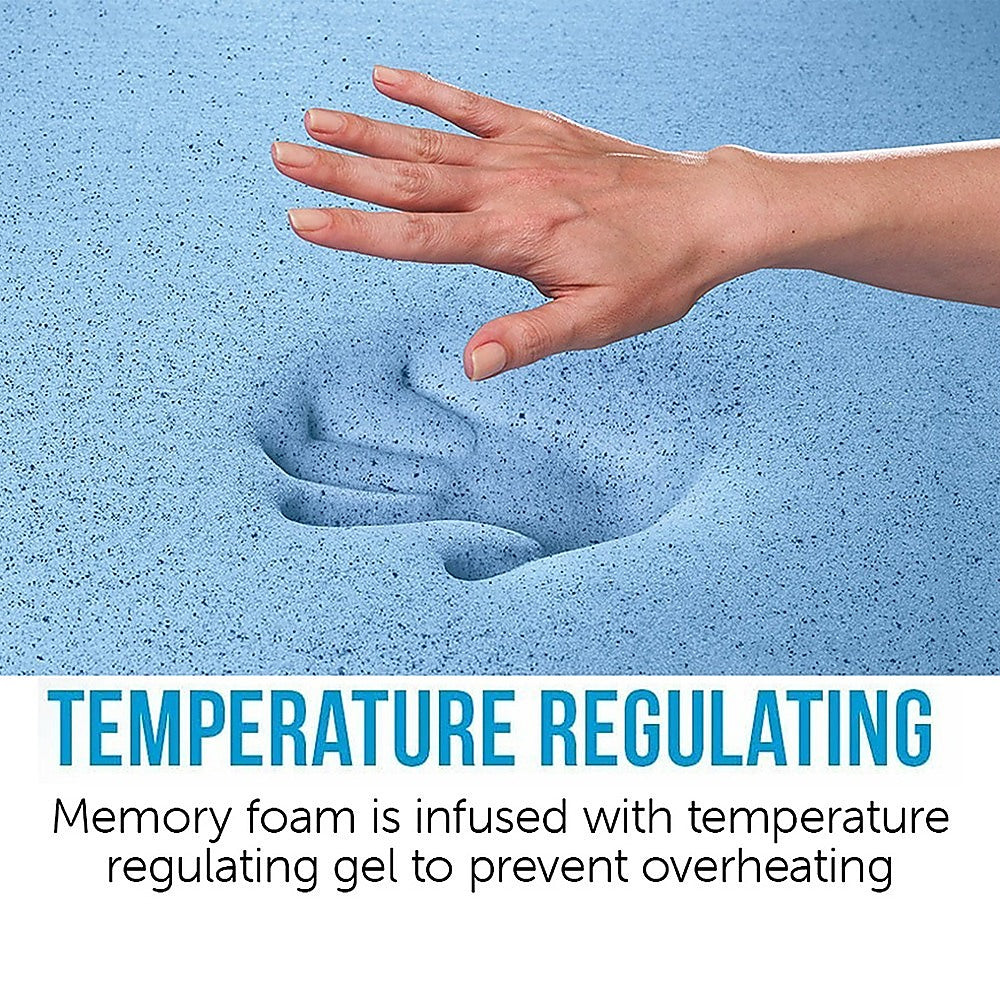 King 25cm Gel Memory Foam Mattress – Dual-Layered Comfort with CertiPUR-US® Certified Foam