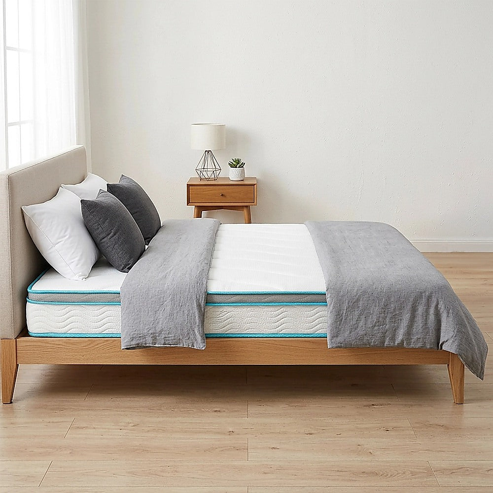 King 20cm Hybrid Mattress Memory Foam and Innerspring Support