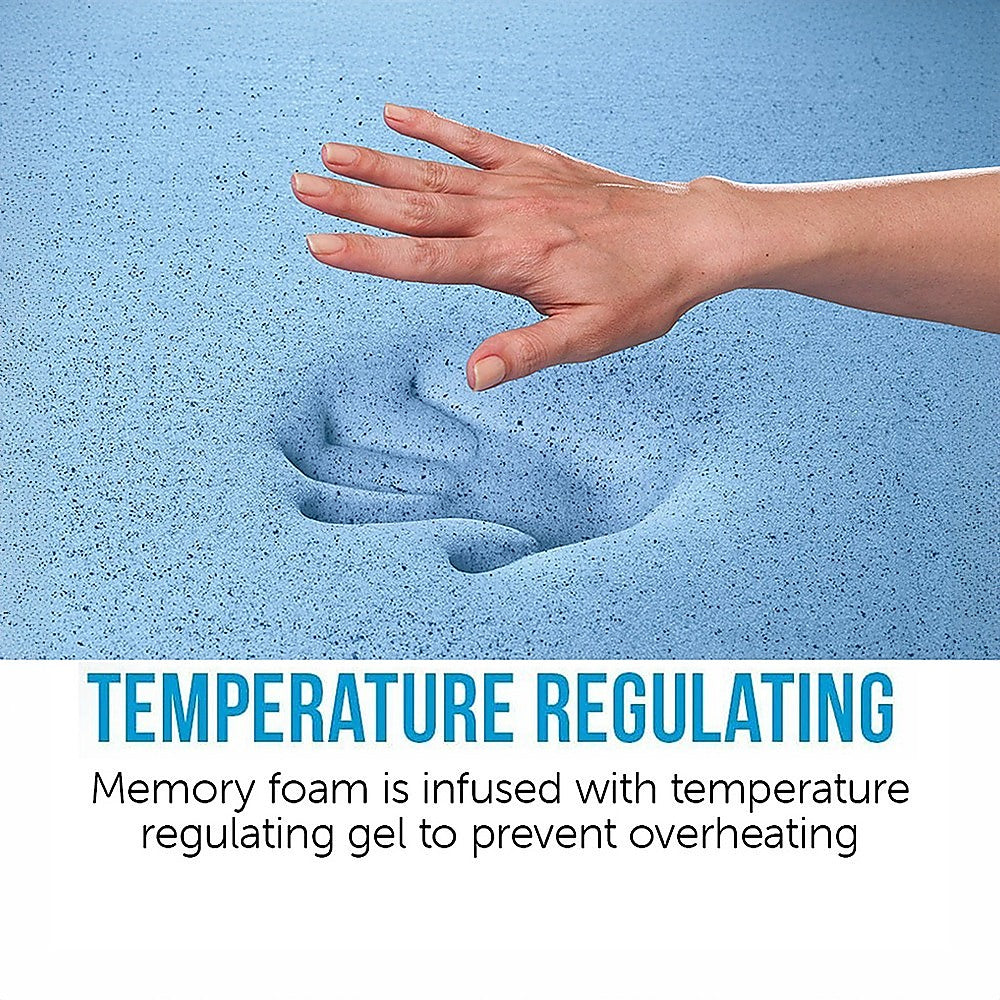 Single 25cm Gel Memory Foam Mattress – Dual-Layered Comfort with CertiPUR-US® Certified Foam