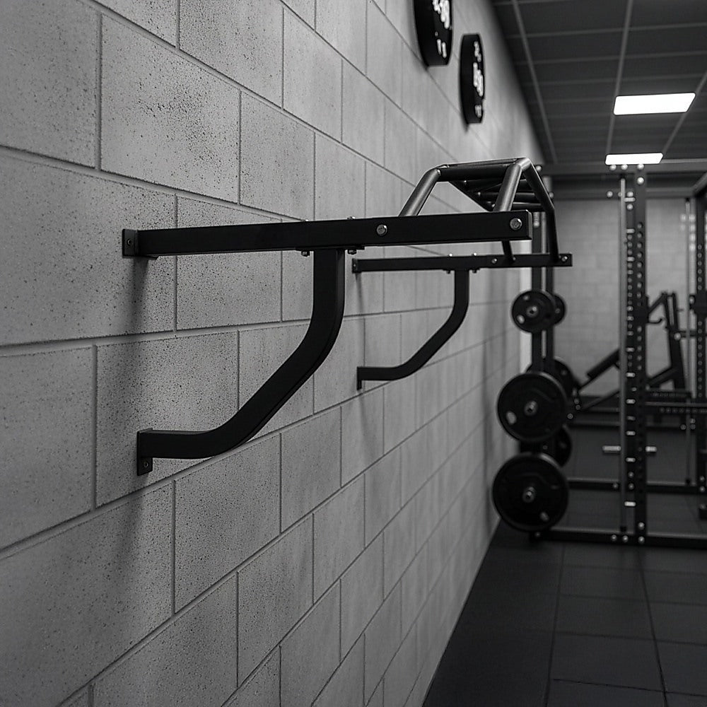 Wall Mounted Multi Grip Chin Up Bar Heavy Duty Pull Up Station for Upper Body Training