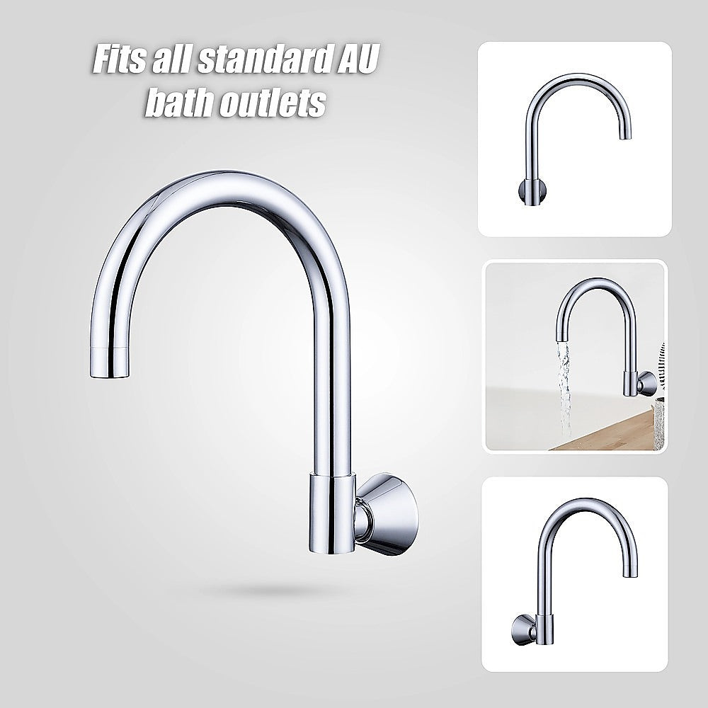 High Reach Swivel Wall Kitchen Laundry Bath Basin Spout